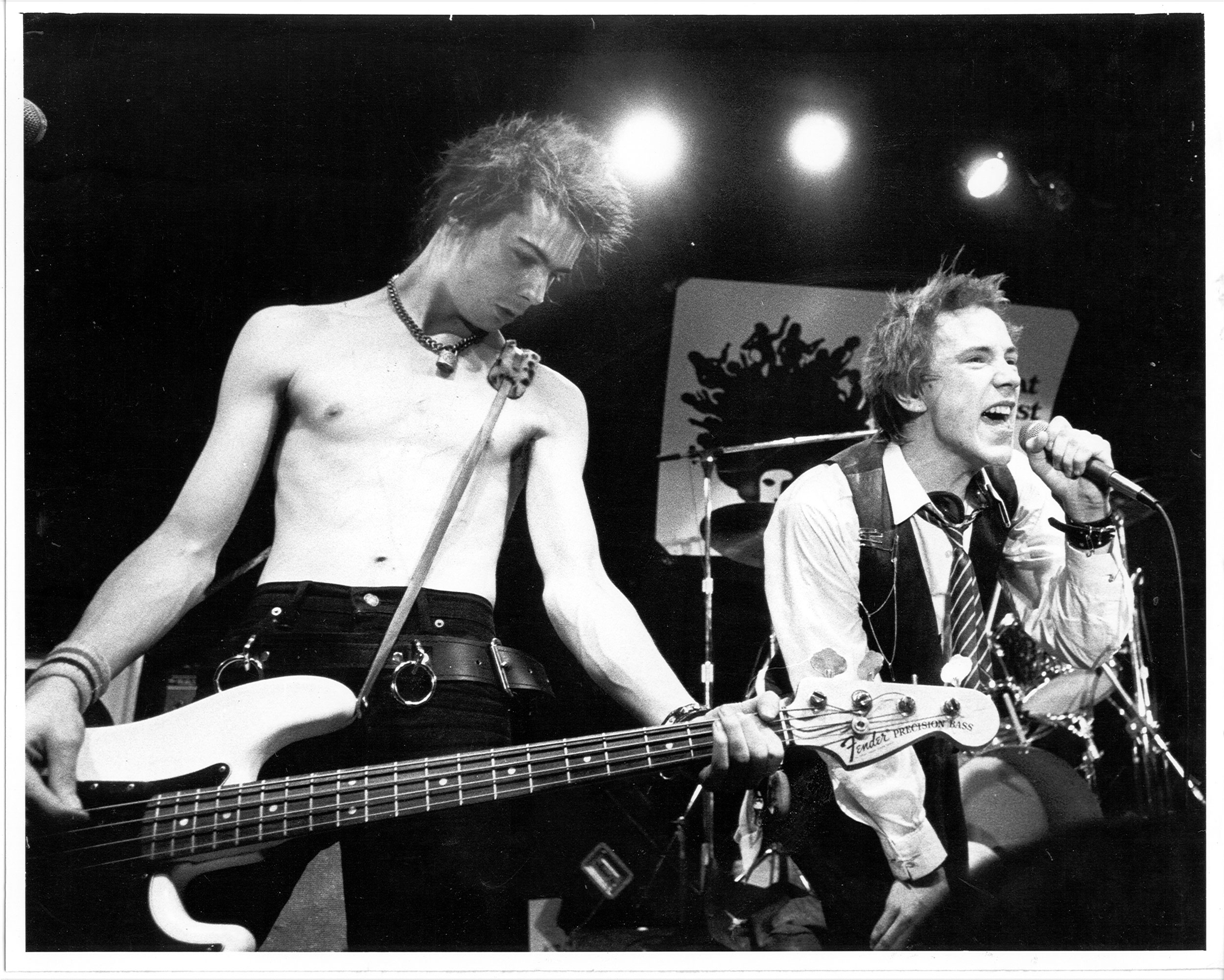 I decided to go with a shot of Sid Vicious in the forefront because he will always be my favorite Sex Pistol.
