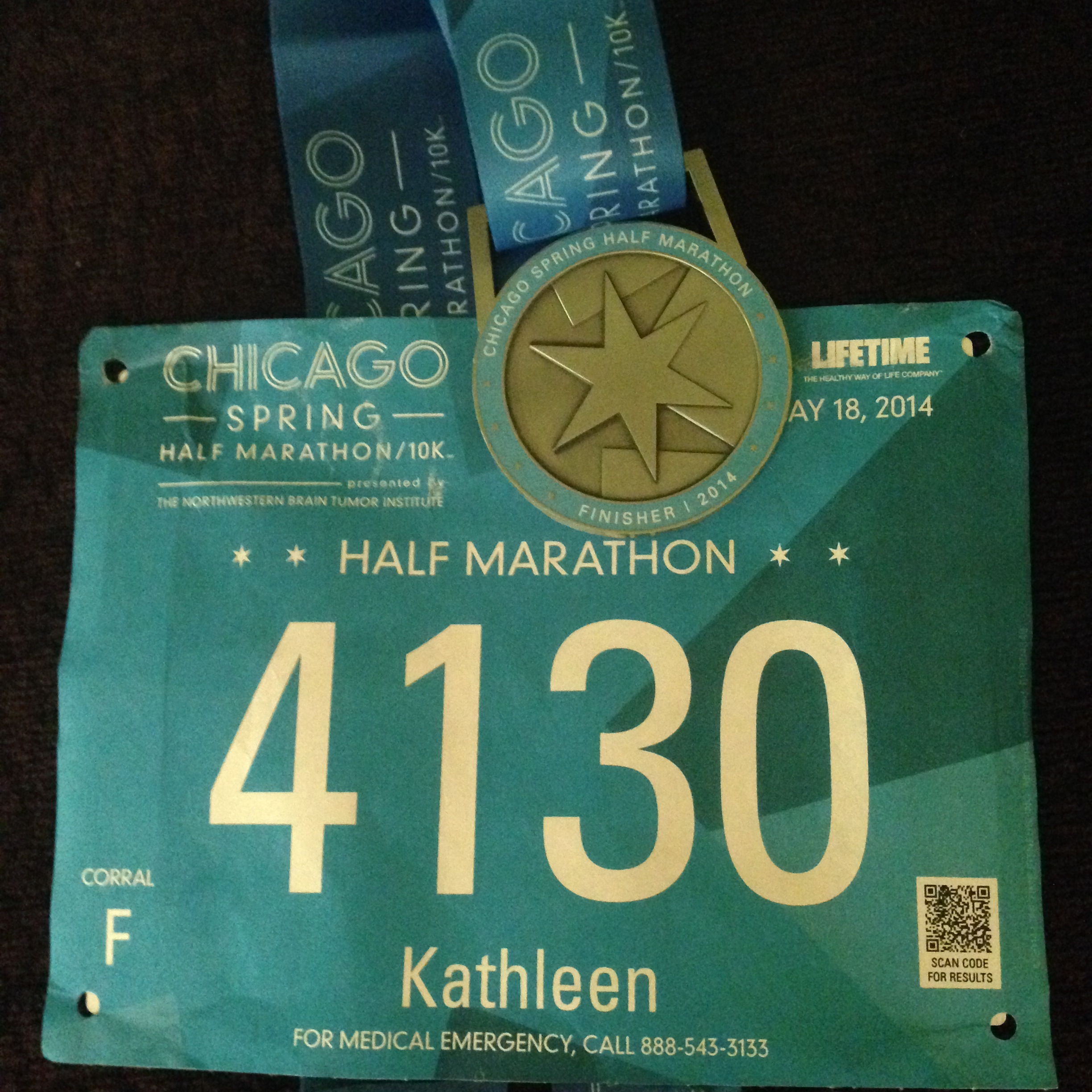 My sixth half marathon: done